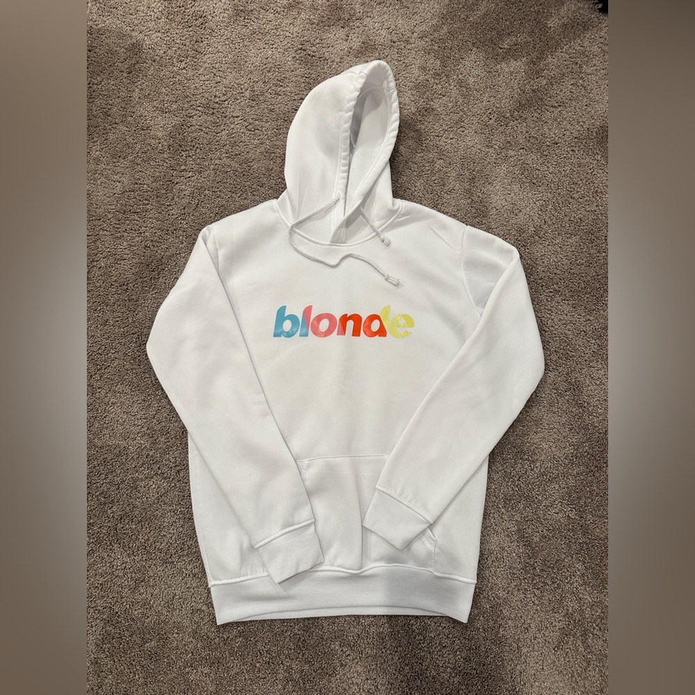 Blonde White Hoodie